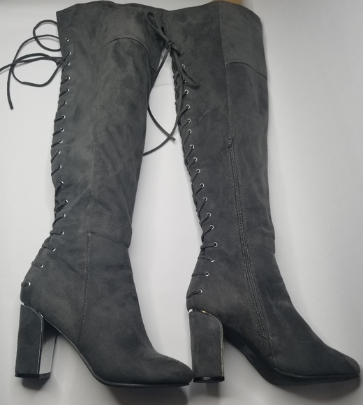 Over the knee BOOTS SEXY CONVERTABLE SHOES SIZE 9 - Picture 2 of 7